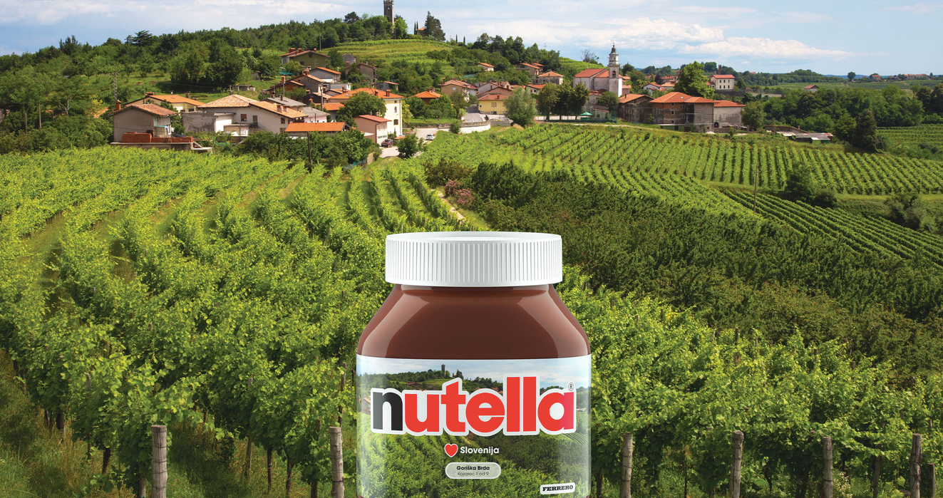 Immagine per Le colline della Brda sui vasetti di Nutella, scoppia la polemica